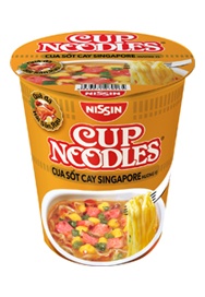 Mì Ly Cup Noodles Hương Vị Cua Sốt Cay Singapore
