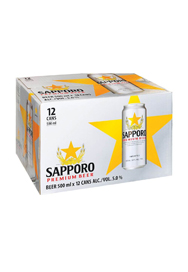 Sapporo 500ml carton